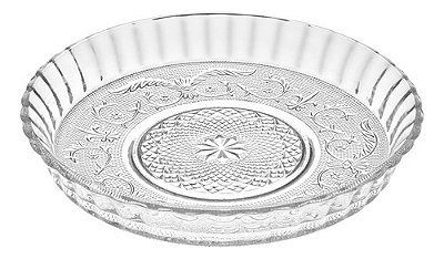 Prato de Vidro com Borda 2,4L 30cm Hauskraft Ref.PM3000