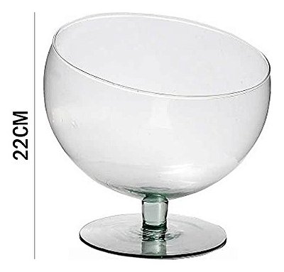 Taça de Vidro Boca Torta Grande 1,8 litros Mistral Ref.929