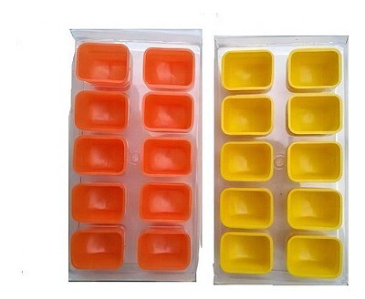 Forma de Gelo com 10 Cubos Individuais Spland