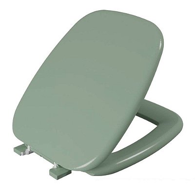 Tampa de Vaso Assento Sanitário Almofadado Astra Fit Verde Claro para bacia Celite