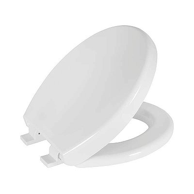 Assento Sanitário Astra com Amortecedor Convencional Oval Branco para vaso Deca