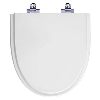 Tampa de Vaso com Amortecedor Studio Branco para vaso Incepa