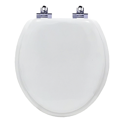 Assento Sanitário Almofadado Soft Close Flamingo Branco para Vaso Incepa 6lpf