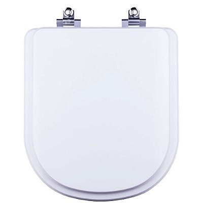 Assento Sanitário Laqueado Soft Close Loren Like Branco para vaso Lozenzetti