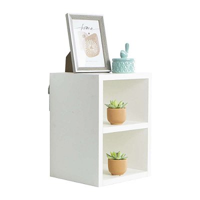 Mesa de Cabeceira B Branco 30 x 21cm