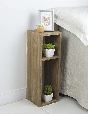 Kit 2 Mesa de Cabeceira Freijó Cama Solteiro Quarto Sala 20cm