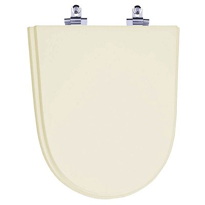 Assento Sanitário Laqueado Soft Close Century Creme (Bege) para vaso Deca