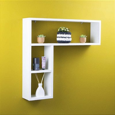 Nicho Organizador Porta Papel Decorativo para Banheiro Sabiá