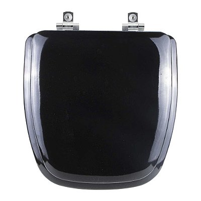 Tampa de vaso Almofadado Soft Close Fit Preto para bacia Celite