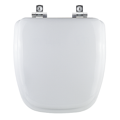 Tampa de Vaso Almofadado Soft Close City Branco para bacia Celite