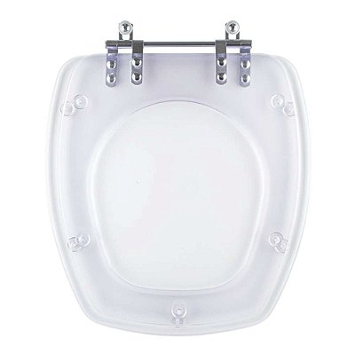 Assento Sanitario Poliester Primula Plus Transparente para vaso Fiori