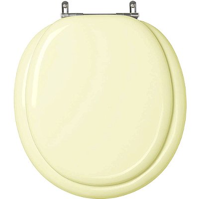 Assento Sanitario Almofadado Twister Marfim (Bege Claro) para Vaso Hervy