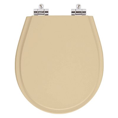 Assento Sanitario Poliester com Amortecedor Avalon Papaya para Vaso Ideal Standard