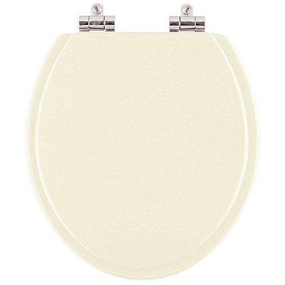 Assento Sanitario com Amortecedor Convencional Oval Palha (bege claro) para vaso Incepa