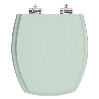 Assento Sanitario Poliester com Amortecedor Thema Verde Agua para Vaso Incepa