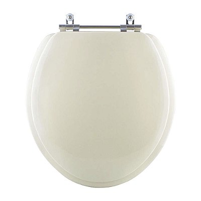 Assento Sanitário Almofadado Azaléa Bege Claro para vaso Celite