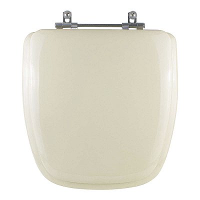 Assento Sanitário Almofadado Fit Bege Claro para vaso Celite