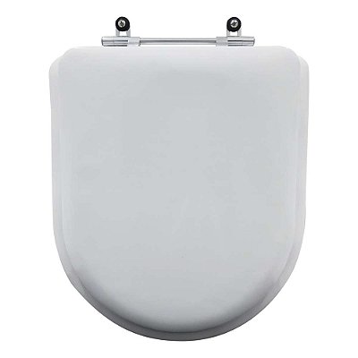 Assento Sanitário Almofadado San Remo Branco para vaso Hervy
