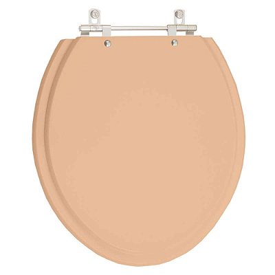 Assento Sanitário Convencional / Oval Pêssego 73 para vaso Celite