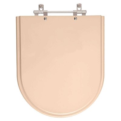 Assento Sanitário Carrara Rosa Floral para vaso Deca