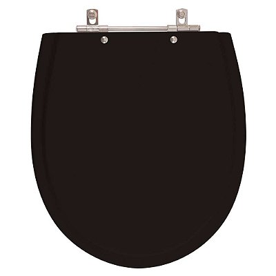 Assento Sanitário Polo Preto para vaso Hervy