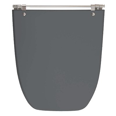 Assento Sanitário Scala Cinza Quartzo (Cinza Escuro) para vaso Ideal Standard