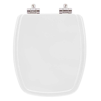 Assento Sanitário Poliester Soft Close Primula Plus Branco para vaso Fiori