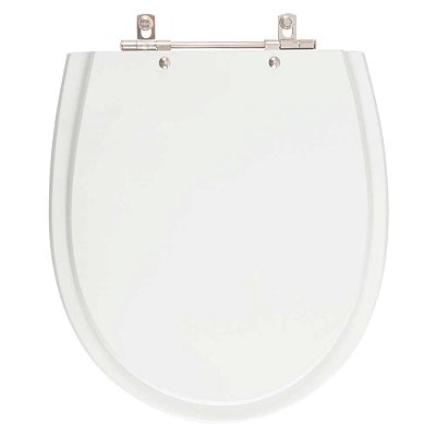 Assento Sanitário Poliester Polo Branco para vaso Hervy