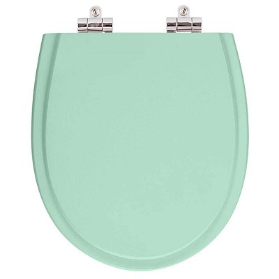 Assento Sanitário Poliester Soft Close Polo Verde Agua (Verde Claro) para vaso Hervy