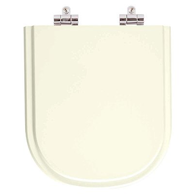 Assento Sanitário Poliester Soft Close Etna Palha (Bege Claro) para vaso Icasa