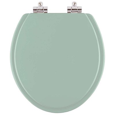 Assento Sanitário Soft Close Convencional / Oval Verde Agua para vaso Incepa