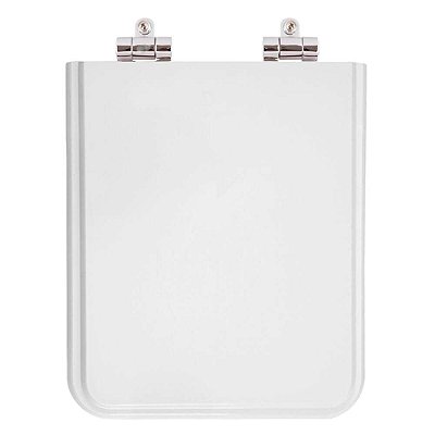 Assento Sanitário Poliester Soft Close Square Branco para vaso Incepa
