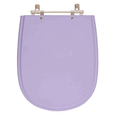 Assento Sanitário Poliester Paris Bermuda (Lilás) para vaso Ideal Standard