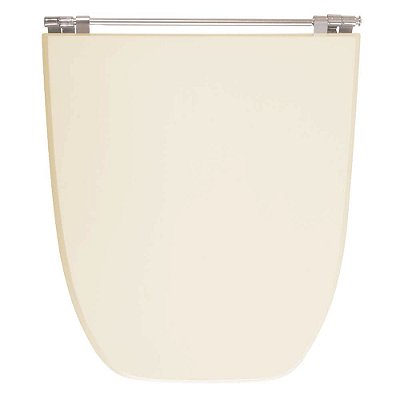 Assento Sanitário Poliester Scala Bone (Bege Claro) para vaso Ideal Standard