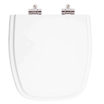 Assento Sanitário Poliester Soft Close Art Branco para vaso Incepa