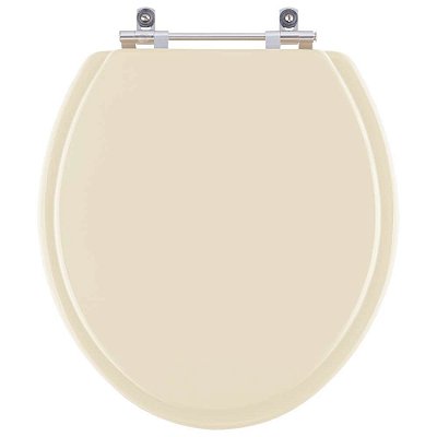 Assento Sanitário Convencional Oval Marfim para vaso Celite