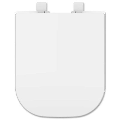 Assento Sanitário Termofixo Soft Close Quadra Branco para Vaso Deca