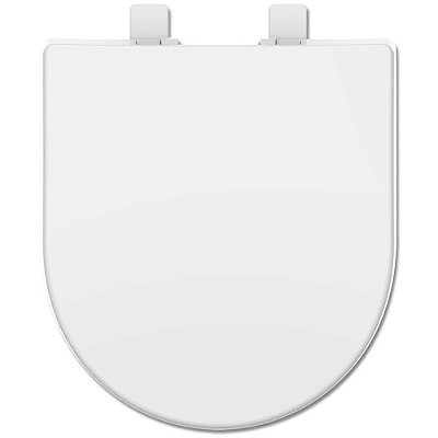 Assento Sanitário Termofixo Riviera Branco para vaso Celite