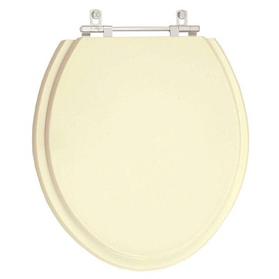 Assento Sanitario Poliester Convencional Bone (Bege Claro) para vaso Incepa