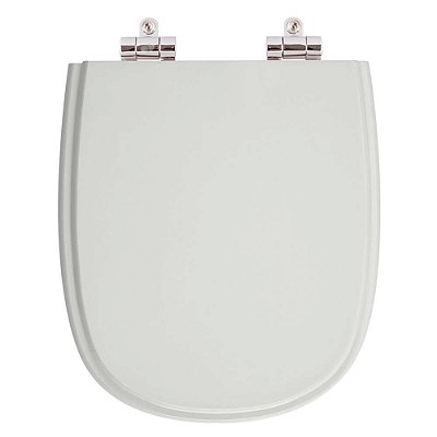 Assento Sanitário Poliester Soft Close Sabatini Cinza Claro para vaso Icasa 6lpf