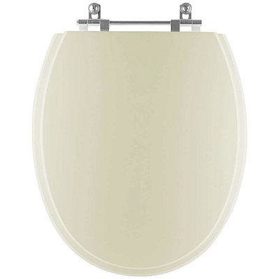 Assento Sanitário Poliester Spot Creme (Bege Claro) para vaso Deca