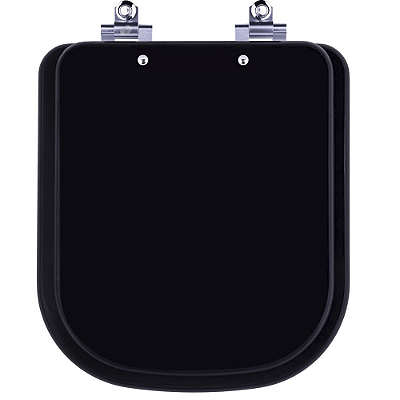 Assento Sanitário Laqueado Soft Close Debba Onix (Preto Fosco) para vaso Roca