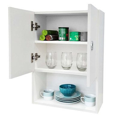 Armário para Cozinha Dallas 66 x 48cm Branco