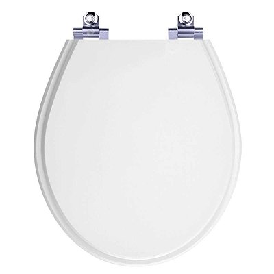 Assento Sanitário Fechamento Lento Oriane Branco para vaso Ideal Standard