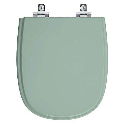 Assento Sanitário Soft Close Donna Verde Claro para vaso Santamarina