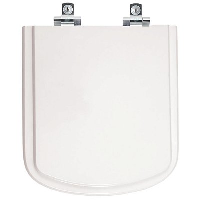 Assento Sanitário Soft Close Aquila Branco para vaso Eternit
