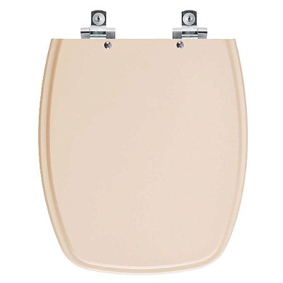 Assento Sanitário Soft Close Primula Plus Salmao para vaso Fiori