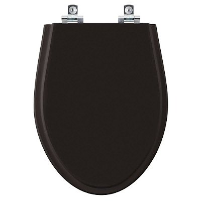Assento Sanitário Soft Close Victoria Preto para vaso Ideal Standard