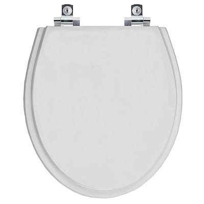 Assento Sanitário Soft Close Windsor Cinza Real para vaso Deca