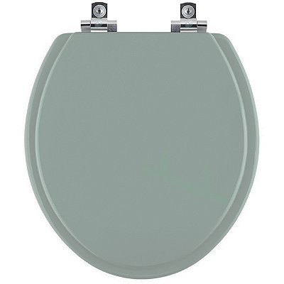 Assento Sanitário Soft Close Convencional Oval Verde Malva para vaso Deca